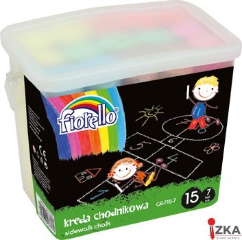 Kreda chodnikowa FIORELLO GR-F15-7, 7 kolorów 15 szt.uk FIORELLO 170-2295 Kreda chodnikowa FIORELLO GR-F15-7, 7 kolorów 15 szt.uk FIORELLO 170-2295