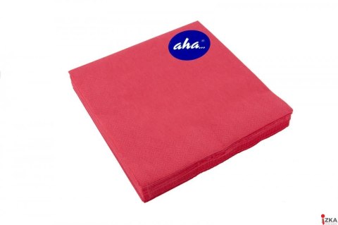 Serwetki AHA czerwone 33x33cm, 20sztuk, intensywny Serwetki AHA czerwone 33x33cm, 20sztuk, intensywny