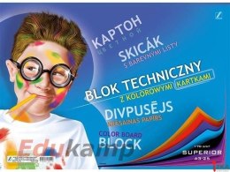 Blok techniczny kolorowy A3 10k KRESKA