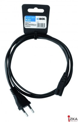 Kabel zasilający Euro 2-pin Audio-RTV VDE 1,5m Ibox IKZ3