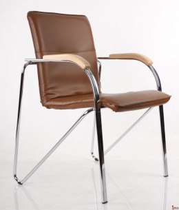 Krzesło SAMBA Chrome brąz, drewno wenge NowyStyl