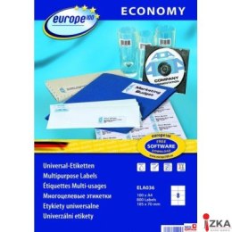 Etykiety uniwersalne białe ELA036 105 x 70 100 ark. Economy Europe10 Avery Zweckform