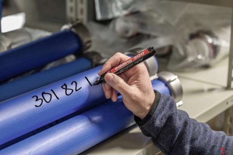 Marker-foliop.300 brązowy EDDING końcówka okrągła