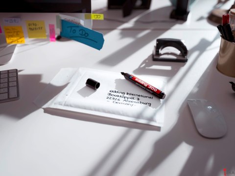 Marker-foliop.300 różowy EDDING końcówka okrągła