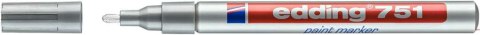 Marker lakierowy 1-2mm 751 srebrny EDDING końcowka okrągła