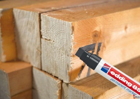 Marker EDDING 850 permanentny ścięta końcówka 5-16mm czarny