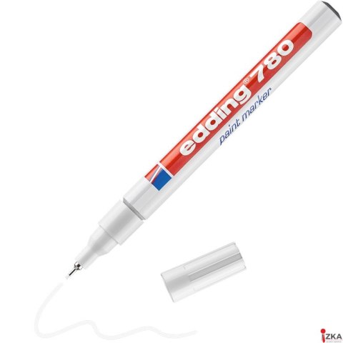 Marker olej.780 0.8 biały EDDING końcówka okrągła