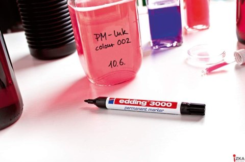 Marker permanentny okrągła końcówka 1,5-3 mm żółty Edding 3000/005/Z