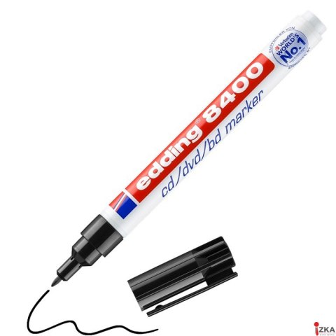 Marker EDDING 8400 do CD czarny końcówka okrągła