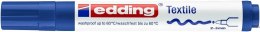 Marker do tkanin okrągła końcówka 3 mm niebieski Edding 4500/003/N