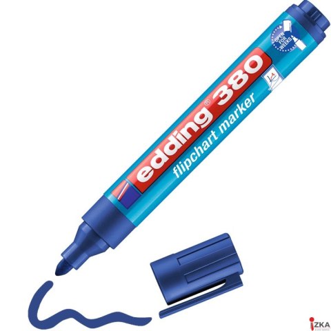 Marker flipchart okrągły 1.5-3mm niebieski EDDING 380/003/N