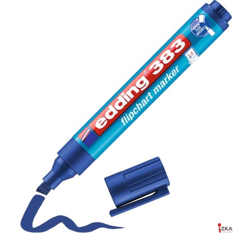 Marker flipchart ścięty 1-5mm niebieski EDDING 383/003/N