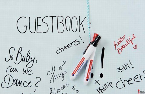 Marker permanentny automatyczny okrągła końcówka 1,5-3 mm niebieski Edding retract11/003/N