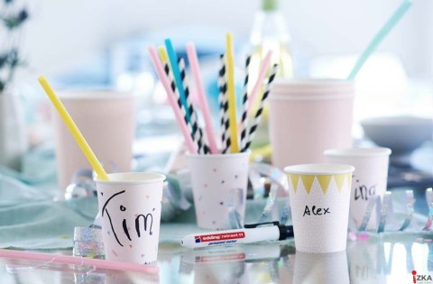 Marker permanentny automatyczny okrągła końcówka 1,5-3 mm niebieski Edding retract11/003/N