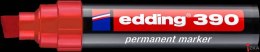 Marker permanentny ścięta końcówka 4-12 mm czerwony Edding 390/002/CZ