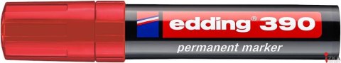 Marker permanentny ścięta końcówka 4-12 mm czerwony Edding 390/002/CZ