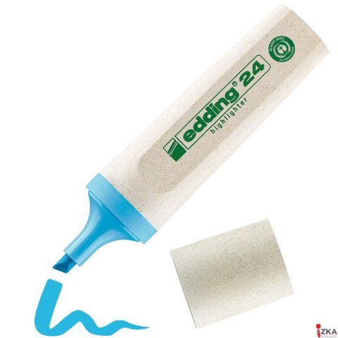 Zakreślacz ekologiczny EDDING niebieski 24/010/n ed