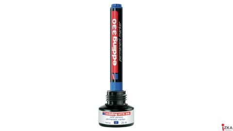 Marker EDDING permanentny ścięta końcówka 1-5mm brązowy 330/007/br ed