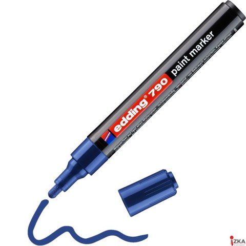 Marker lakierowy okrągła końcówka 2-3 mm niebieski Edding 790/003/N Marker lakierowy okrągła końcówka 2-3 mm niebieski Edding 790/003/N