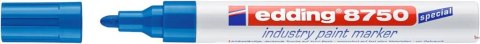 Marker lakierowy przemysłowy okrągła końcówka 2-4 mm niebieski Edding 8750/003/N