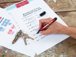 Marker niezmyw.370 okr.czarny EDDING 1mm