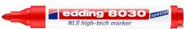 Marker specjalistyczny high-tech okrągła końcówka 1,5-3 mm czerwony Edding 8030NLS/002/CZ