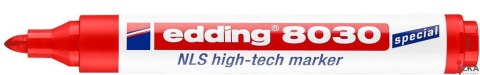 Marker specjalistyczny high-tech okrągła końcówka 1,5-3 mm czerwony Edding 8030NLS/002/CZ