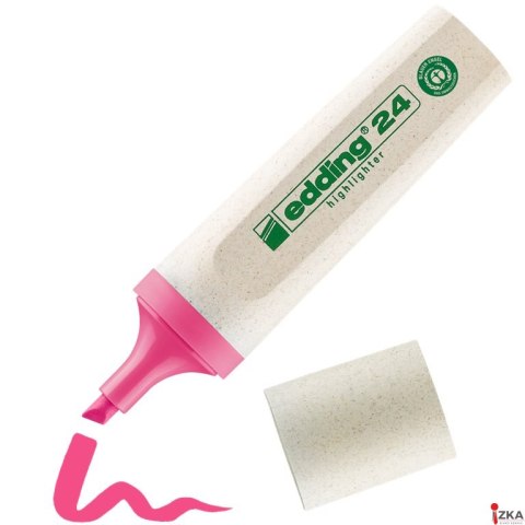 Zakreślacz ekologiczny EDDING różowy 24/009/r ed