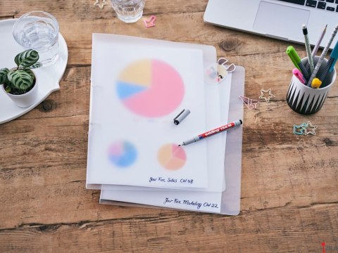 Marker OHP 152 M EDDING czarny zmywalny