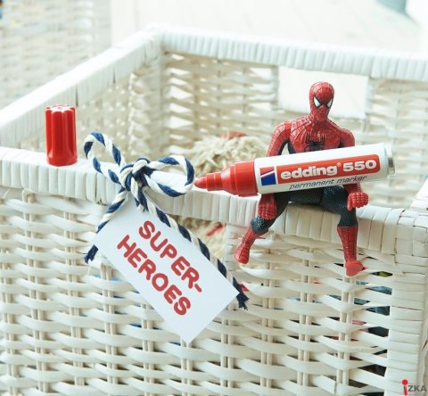 Marker permanentny okrągła końcówka 3-4 mm czarny Edding 550/001/C