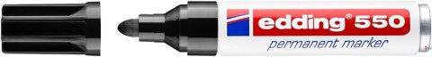 Marker permanentny okrągła końcówka 3-4 mm czarny Edding 550/001/C