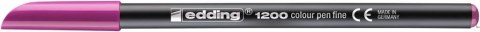 Pisak artystyczny 0,5-1 mm czerwono-fioletowy Edding 1200/020/CZF