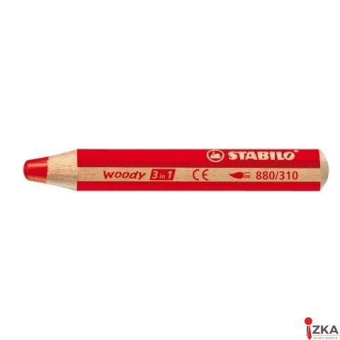 Kredka WOODY czerwona 880/310