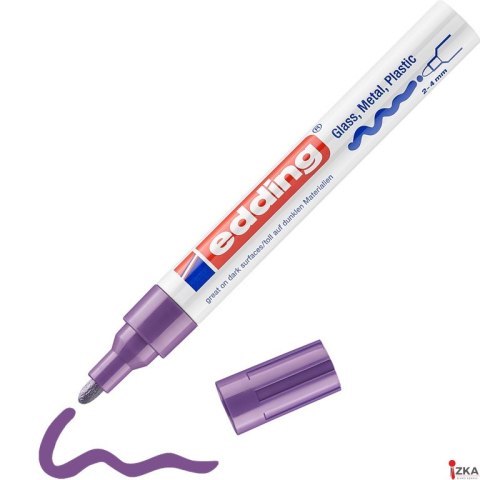 Marker EDDING lakier 2-4mm fioletowy 750/008/FED Marker EDDING lakier 2-4mm fioletowy 750/008/FED