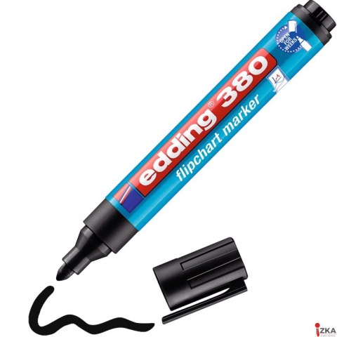 Marker flipchart okrągły 1.5-3mm czarny EDDING 380/001/C