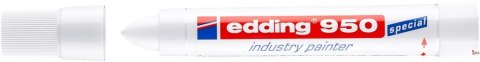 Marker przemysłowy 950 biały 10mm farba w paście EDDING 950/049