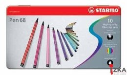 STABILO PEN68 metalowe etui 10 szt 6810-6