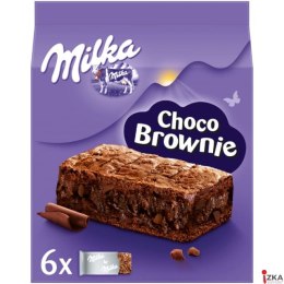 Ciastka MILKA CHOCO BROWNIE z czekoladą i kawałkami czekolady mlecznej 6 szt, 150g