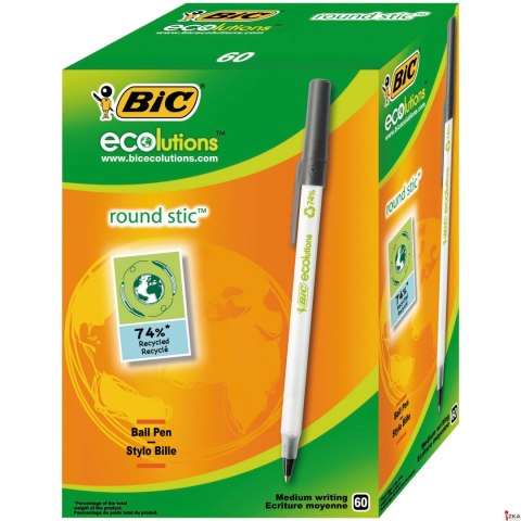 Długopis BIC Round Stic Ecolutions czarny, 8932392 Długopis BIC Round Stic Ecolutions czarny, 8932392