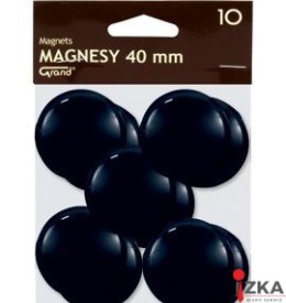 Magnes 40mm GRAND, czarny, 10 szt 130-1700