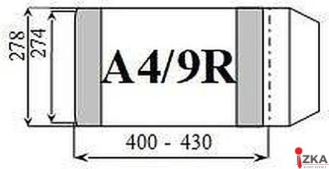 Okładka książkowa A4/9R regulowana wys.wew.274mm (25) D&D