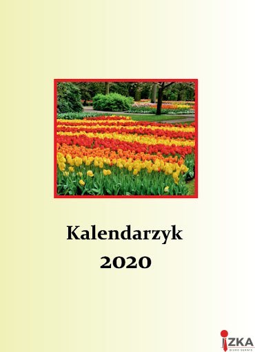Terminarzyk A7 kieszonkowy, okładka kartonowa M8 BESKIDY