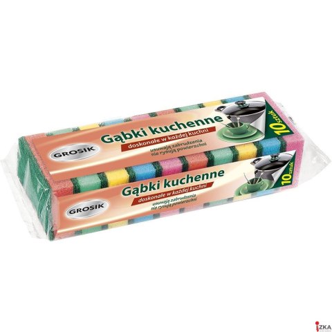Zmywaki gąbka do zmywania (10 szt.) GROSIK 7931