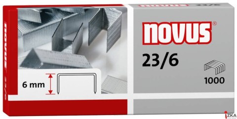 Zszywki 23/6 1000 NOVUS 042-0039 NO