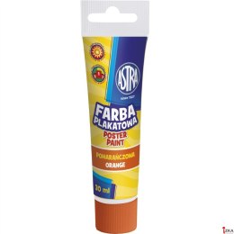 Farba plakatowa Astra tuba 30 ml - pomarańczowa, 301107001