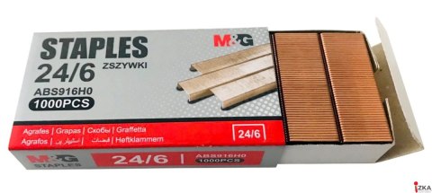 Zszywki miedziowane 24/6, MG M&G ABS916H0