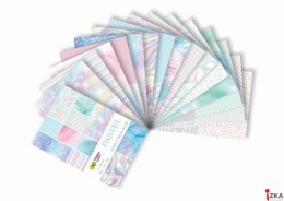 Blok z motywami PASTEL, 80g/m2, A4, 15 ark, 26 motywów, Happy Color HA 3808 2030-P