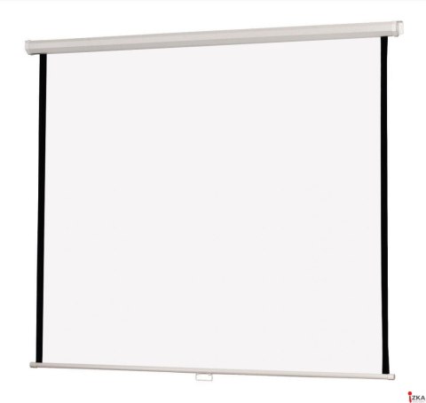 Ekran projekcyjny manualny sufitowy lub naścienny BASIC 240 x h 240 cm (1:1), płótno Matt White EMSS2424 MEMOBOARDS MEP240240-4