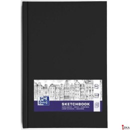 Szkicownik SKETCHBOOK szyty A6 96k 100g czarny 400152626 OXFORD