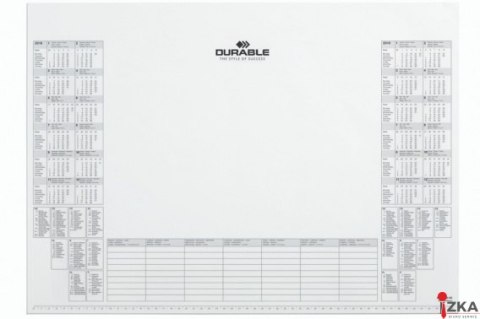 Dodatkowy wkład z kalendarzem (do 7291) 570x410 biały 729202 DURABLE